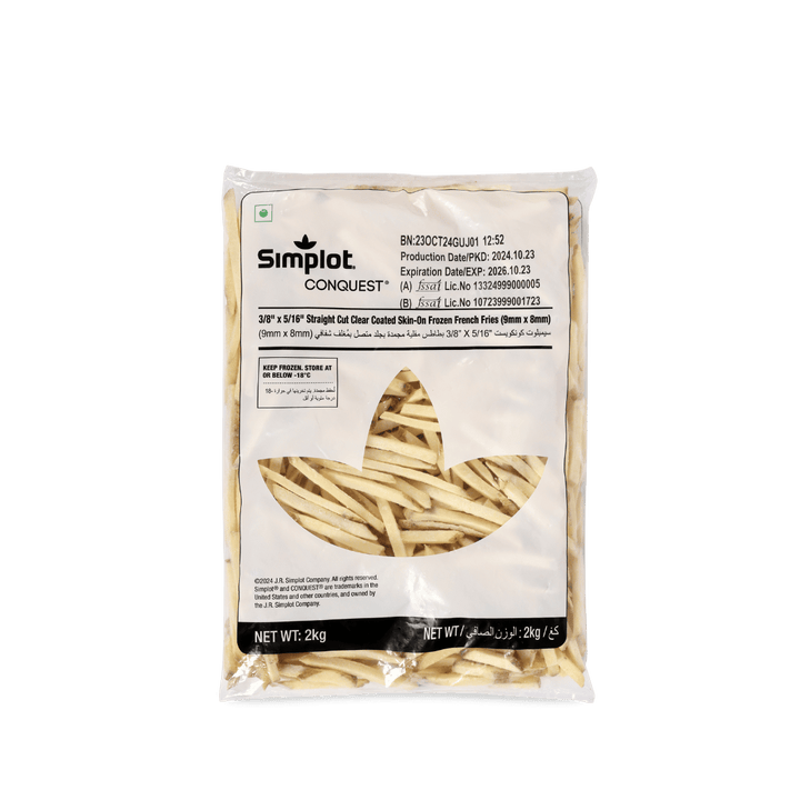 French Fries Skin-On Straight Cut 2Kg
